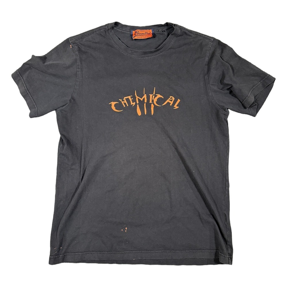 Chemical Loud For Autism Awareness Tiger Graphic T-Shirt Black Orange